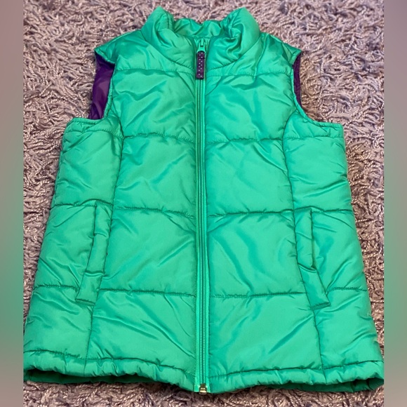 Land’s End kids insulated puffer vest size 5-6 🍁 🍂 - Picture 12 of 16